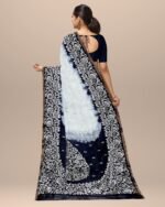 Women Floral Print Saree with Blouse Piece - Image 3