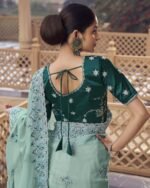 Women Premium Fashion Ethnic Traditional Saree - Image 3